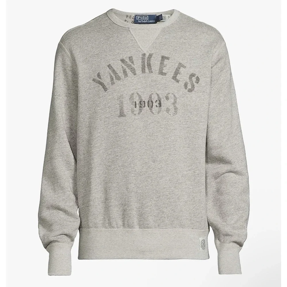 Polo Ralph Lauren x New York Yankees Mens 3XL Vintage Fleece Crewneck Sweatshirt